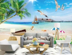 Tranh Dán Tường Cảnh Biển- Đại Dương CB32