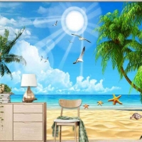 Tranh Dán Tường 3d Cảnh Biển- Đại Dương CB33 Tranh Dán Tường 3d Cảnh Biển- Đại Dương CB33