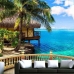 Tranh Dán Tường 3d Cảnh Biển- Đại Dương CB34