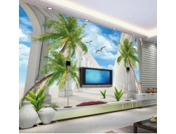 Tranh Dán Tường 3d Cảnh Biển- Đại Dương CB36 Tranh Dán Tường 3d Cảnh Biển- Đại Dương CB36