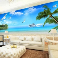 Tranh Dán Tường 3d Cảnh Biển- Đại Dương CB37 Tranh Dán Tường 3d Cảnh Biển- Đại Dương CB37