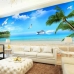 Tranh Dán Tường 3d Cảnh Biển- Đại Dương CB37