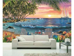Tranh Dán Tường 3d Cảnh Biển- Đại Dương CB38 Tranh Dán Tường 3d Cảnh Biển- Đại Dương CB38