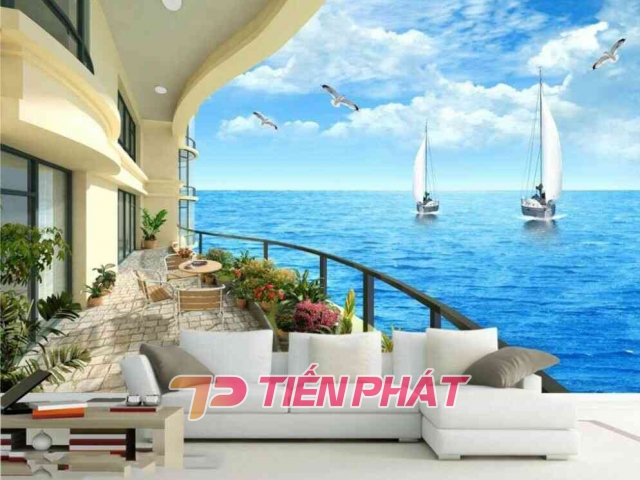 Tranh Dán Tường 3d Cảnh Biển- Đại Dương CB40 Tranh Dán Tường 3d Cảnh Biển- Đại Dương CB40
