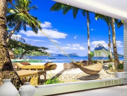  Tranh Dán Tường Cảnh Biển- Đại Dương CB47