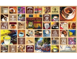 Tranh Dán Tường 3D Quán Coffee Qcf07