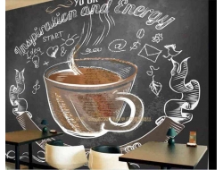 Tranh Dán Tường Quán Coffee GT03