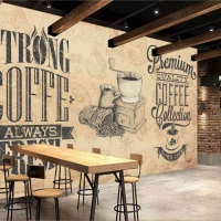 Tranh Dán Tường Quán Coffee GT04 Tranh Dán Tường Quán Coffee GT04