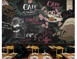 Tranh Dán Tường Quán Coffee GT08