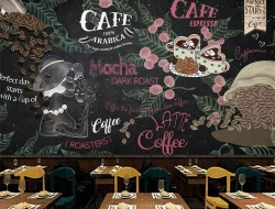 Tranh Dán Tường Quán Coffee GT08