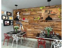 Tranh Dán Tường Quán Coffee GT13