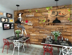 Tranh Dán Tường Quán Coffee GT13