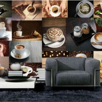 Tranh Dán Tường Quán Coffee GT14