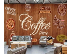 Tranh Dán Tường Quán Coffee GT16