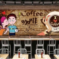 Tranh Dán Tường Quán Coffee GT17