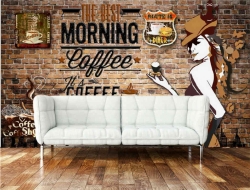 Tranh Dán Tường Quán Coffee GT20