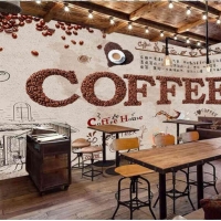 Tranh Dán Tường Quán Coffee GT21