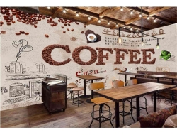 Tranh Dán Tường Quán Coffee GT21