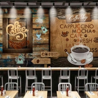 Tranh Dán Tường Quán Coffee GT42