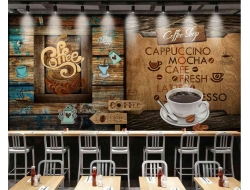 Tranh Dán Tường Quán Coffee GT42