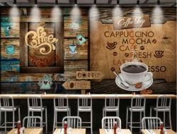 Tranh Dán Tường Quán Coffee GT42
