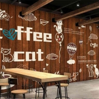 Tranh Dán Tường Quán Coffee GT43 Tranh Dán Tường Quán Coffee GT43
