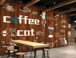 Tranh Dán Tường Quán Coffee GT43