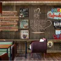 Tranh Dán Tường Quán Coffee GT44