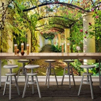 Tranh Dán Tường Quán Coffee GT49 Tranh Dán Tường Quán Coffee GT49