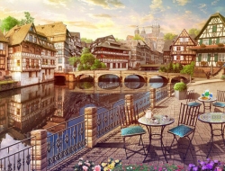 Tranh Dán Tường Quán Coffee GT56