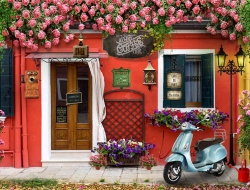 Tranh Dán Tường Quán Coffee GT60