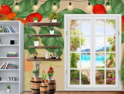 Tranh Dán Tường Quán Coffee GT61