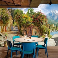 Tranh Dán Tường Quán Coffee GT66