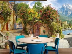 Tranh Dán Tường Quán Coffee GT66