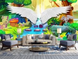 Tranh Dán Tường Quán Coffee GT69