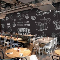 Tranh Dán Tường Quán Coffee GT73