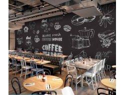 Tranh Dán Tường Quán Coffee GT73