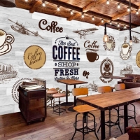 Tranh Dán Tường Quán Coffee GT75