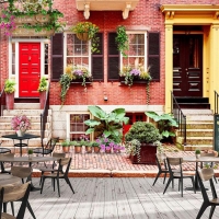 Tranh Dán Tường Quán Coffee GT81