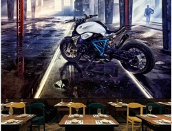 Tranh Dán Tường Quán Coffee GT88 Tranh Dán Tường Quán Coffee GT88