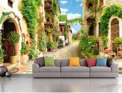 Tranh Dán Tường Quán Coffee GT91 Tranh Dán Tường Quán Coffee GT91