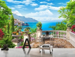 Tranh Dán Tường Quán Coffee GT95 Tranh Dán Tường Quán Coffee GT95