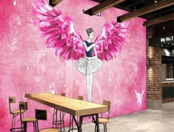 Tranh Dán Tường Quán Coffee GT97 Tranh Dán Tường Quán Coffee GT97