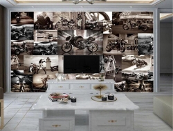 Tranh Dán Tường Quán Coffee GT102 Tranh Dán Tường Quán Coffee GT102