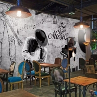 Tranh Dán Tường Quán Coffee GT103