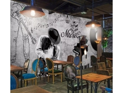Tranh Dán Tường Quán Coffee GT103