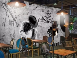 Tranh Dán Tường Quán Coffee GT103