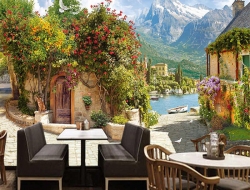 Tranh Dán Tường Quán Coffee GT105