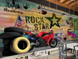 Tranh Dán Tường Quán Coffee GT107