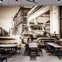 Tranh Dán Tường Quán Coffee GT111